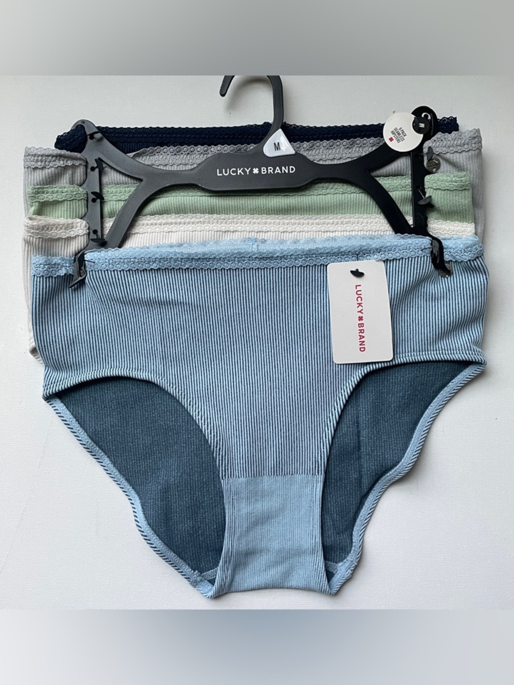 Lucky Brand Women's 5-Pack Seamless Bikini Underwear Size M New With Tag